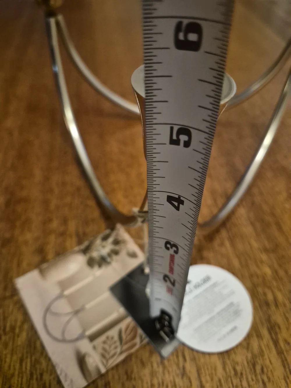 Silver Three-Arm Metal Candle Holder
